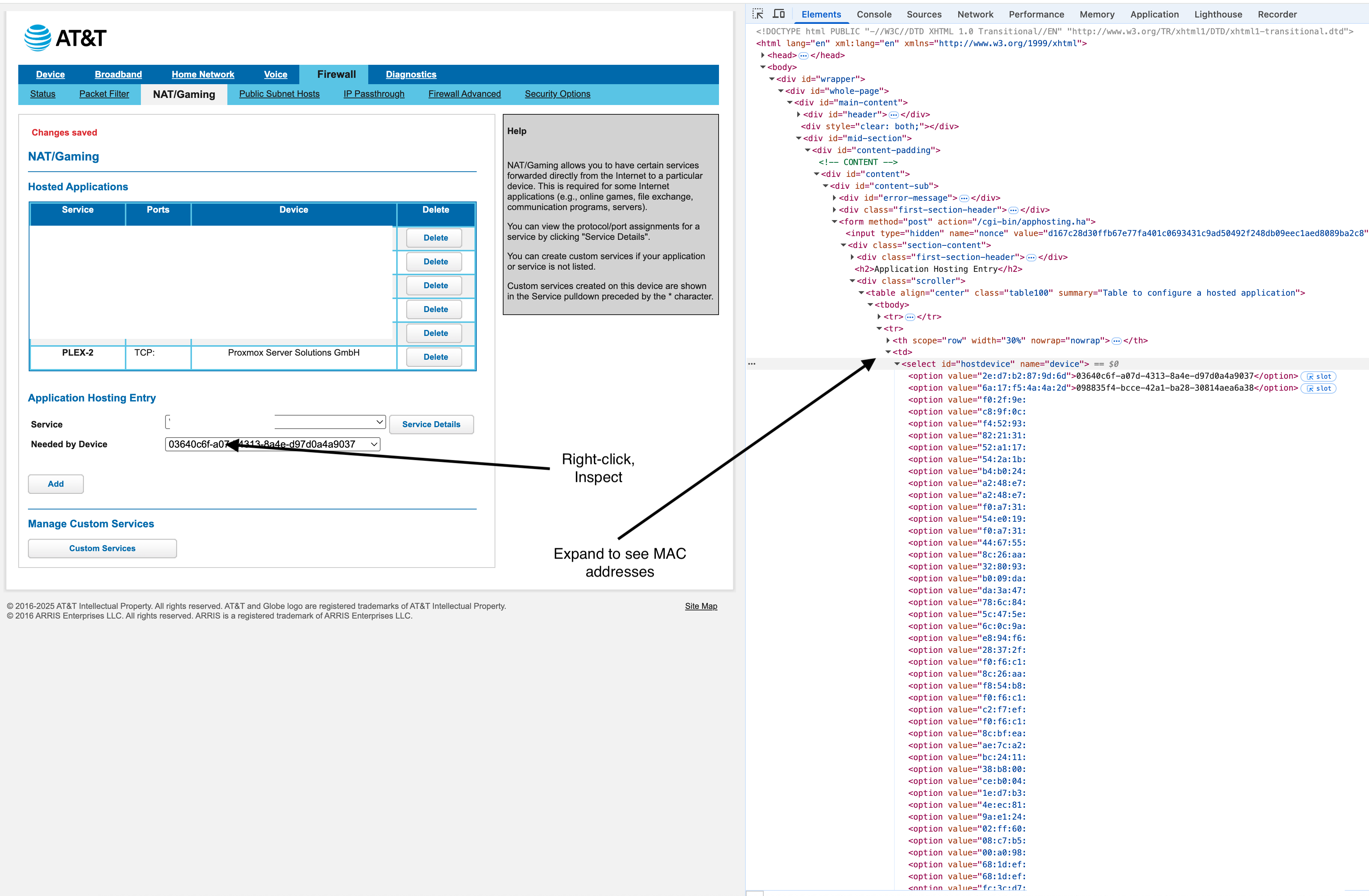 AT&T Nokia Router Device Identification Issue